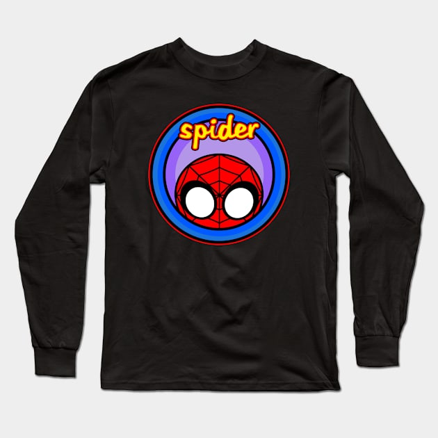 Spider (Peter) Long Sleeve T-Shirt by Apgar Arts